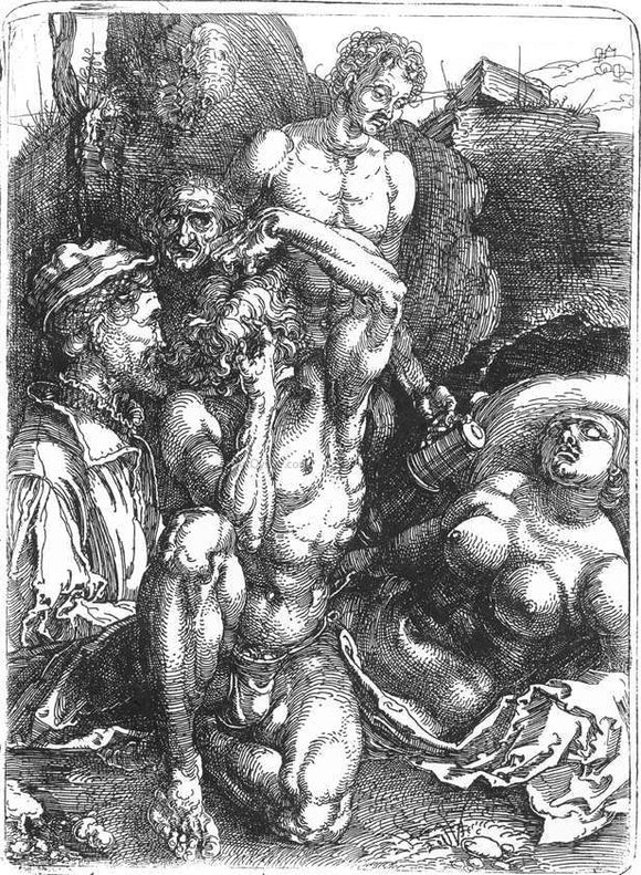  Albrecht Durer The Desperate Man - Canvas Art Print