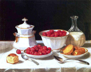  John F Francis The Dessert Table - Canvas Art Print
