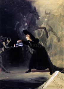  Francisco Jose de Goya Y Lucientes The Devil's Lamp - Canvas Art Print