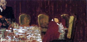  Edouard Vuillard The Dining Room - Canvas Art Print