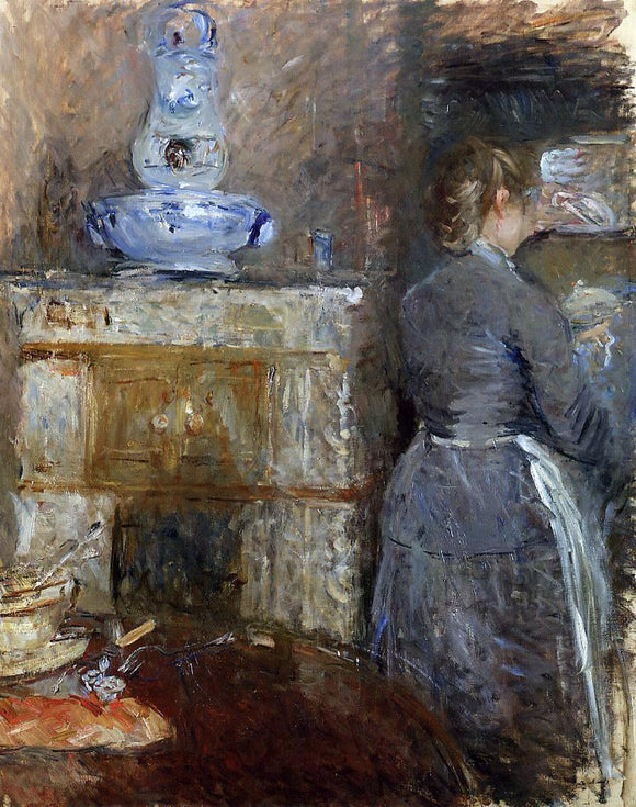  Berthe Morisot The Dining Room of the Rouart Family, Avenue d'Eylau - Canvas Art Print