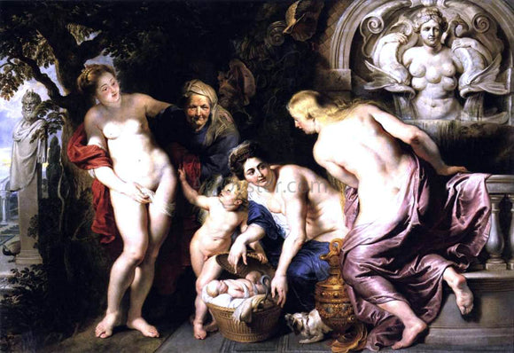  Peter Paul Rubens The Discovery of the Child Erichthonius - Canvas Art Print