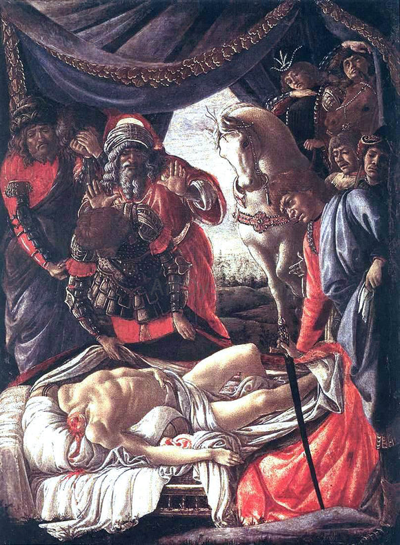  Sandro Botticelli The Discovery of the Murder of Holofernes - Canvas Art Print