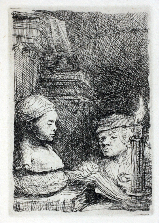  Rembrandt Van Rijn The Draughtsman - Canvas Art Print