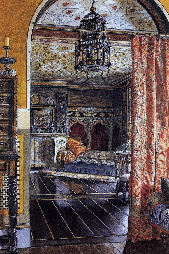  Sir Lawrence Alma-Tadema The Drawing Room at Townshend House - Canvas Art Print