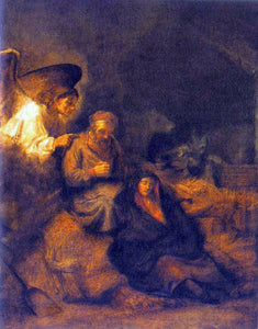  Rembrandt Van Rijn The Dream of St Joseph - Canvas Art Print