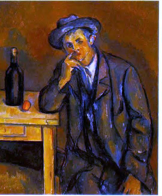  Paul Cezanne The Drinker - Canvas Art Print