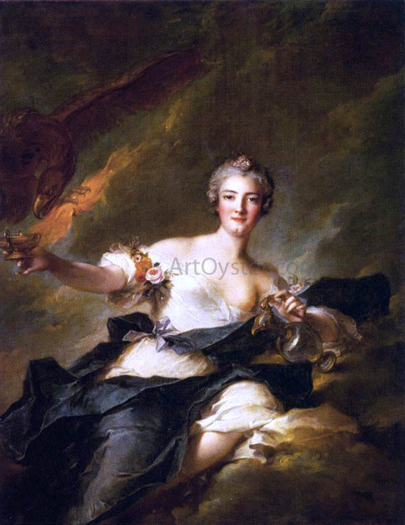  Jean-Marc Nattier The Duchesse de Chaulnes Represented as Hebe - Canvas Art Print
