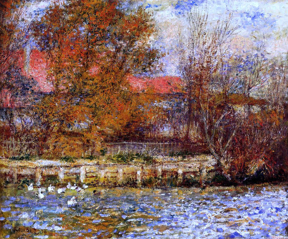  Pierre Auguste Renoir The Duck Pond - Canvas Art Print