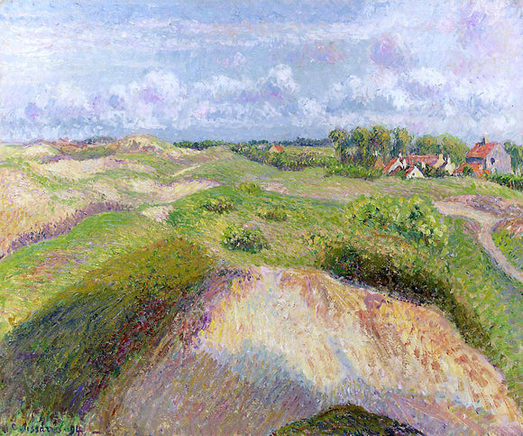  Camille Pissarro The Dunes at Knocke, Belgium - Canvas Art Print