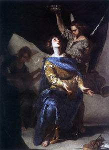  Bernardo Cavallino The Ecstasy of St Cecilia - Canvas Art Print