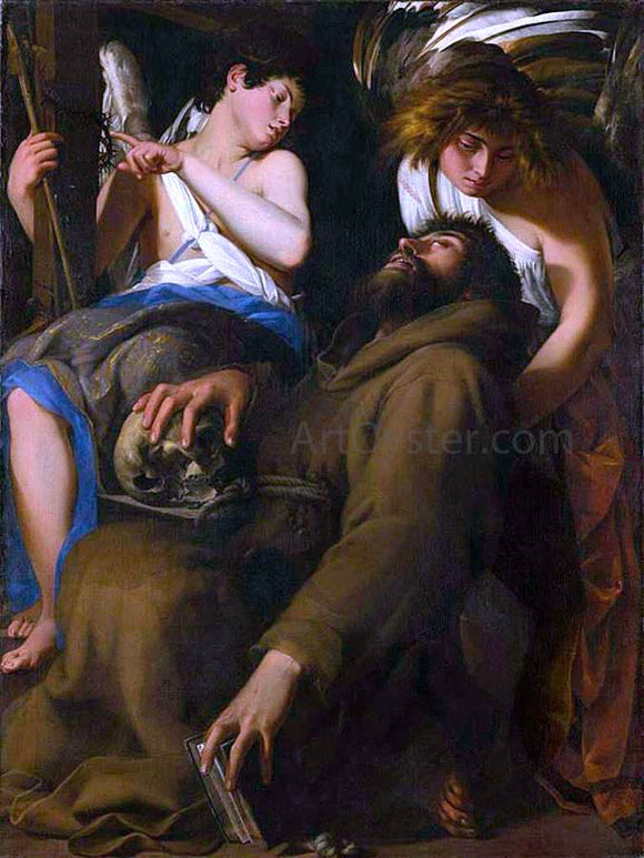  Giovanni Baglione The Ecstasy of St Francis - Canvas Art Print