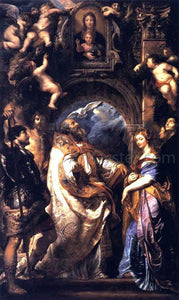  Peter Paul Rubens The Ecstasy of St Gregory the Great - Canvas Art Print