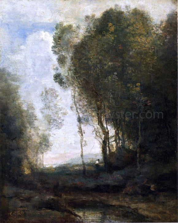  Jean-Baptiste-Camille Corot The Edge of the Forest - Canvas Art Print