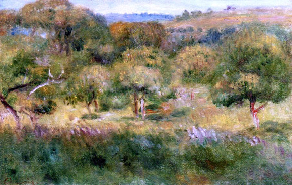  Pierre Auguste Renoir The Edge of the Forest in Brittany - Canvas Art Print