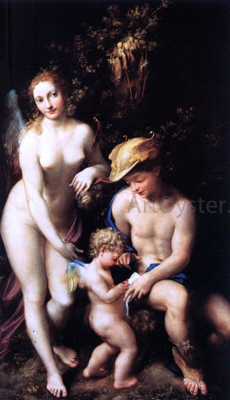  Correggio The Education of Cupid - Canvas Art Print