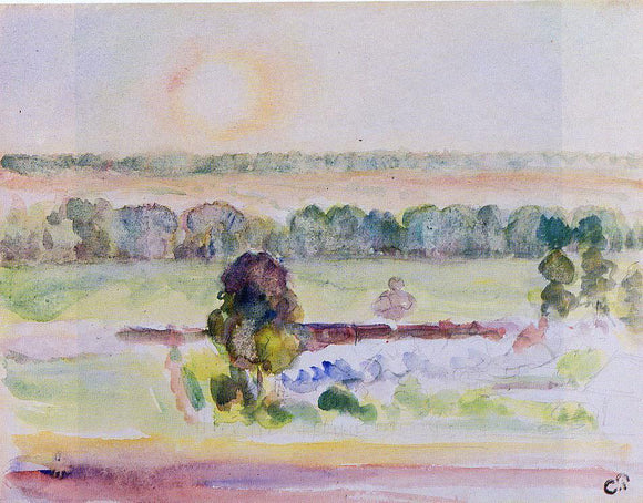  Camille Pissarro The Effect of Sunlight - Canvas Art Print