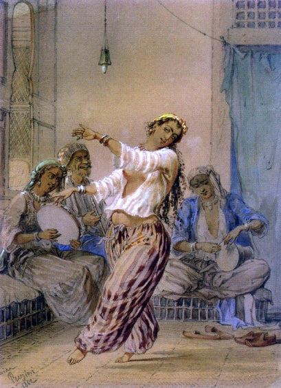  Count Amadeo Preziosi The Egyptian Dancer - Canvas Art Print