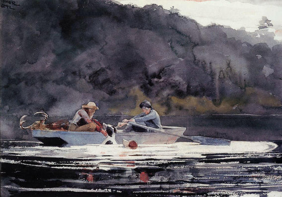  Winslow Homer The End of the Hunt - Canvas Art Print
