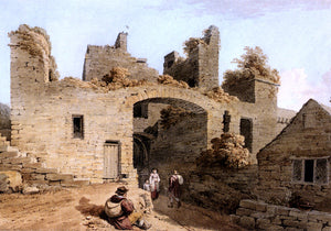  Joseph Powell The Entrance To Conway Castle, Caernarvonshire - Canvas Art Print
