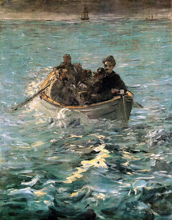  Edouard Manet The Escape of Rochefort - Canvas Art Print