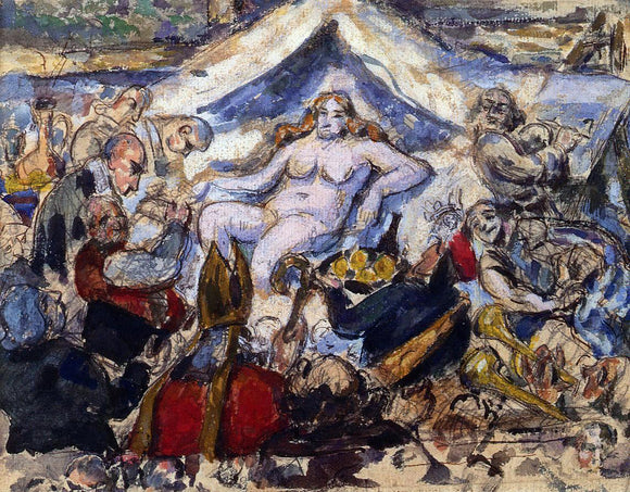  Paul Cezanne The Eternal Woman (study) - Canvas Art Print