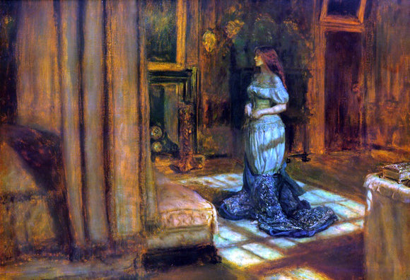  Sir Everett Millais The Eve of Saint Agnes - Canvas Art Print