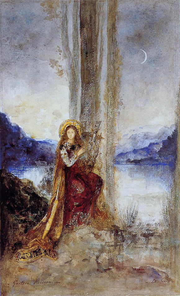  Gustave Moreau The Evening - Canvas Art Print