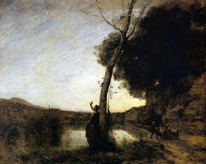  Jean-Baptiste-Camille Corot The Evening Star - Canvas Art Print