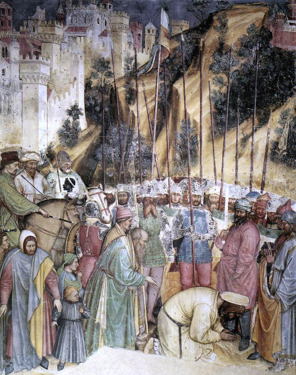  Altichiero Da Zevio The Execution of Saint George - Canvas Art Print