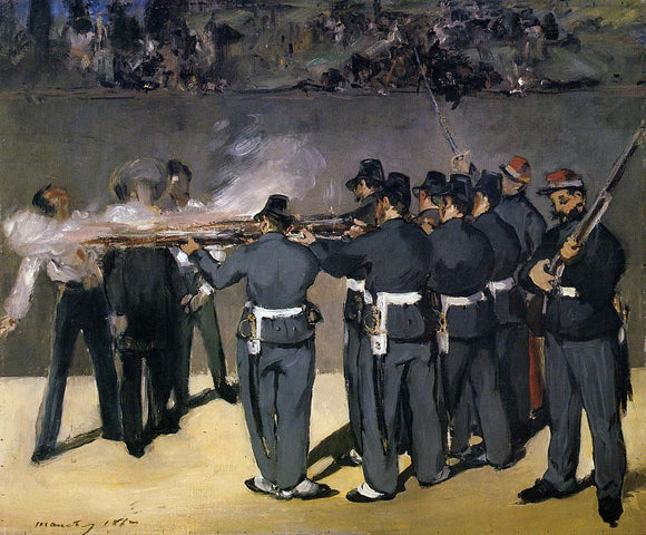  Edouard Manet The Execution of the Emperor Maximillian - Canvas Art Print