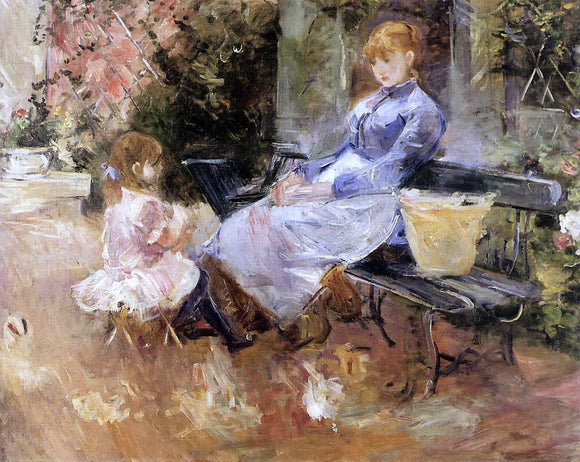  Berthe Morisot A Fable - Canvas Art Print