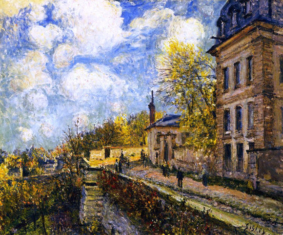  Alfred Sisley The Factory at Sevres - Canvas Art Print