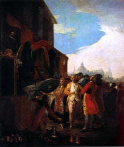  Francisco Jose de Goya Y Lucientes The Fair at Madrid - Canvas Art Print