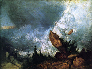  Joseph William Turner The Fall of an Avalanche in the Grisons - Canvas Art Print