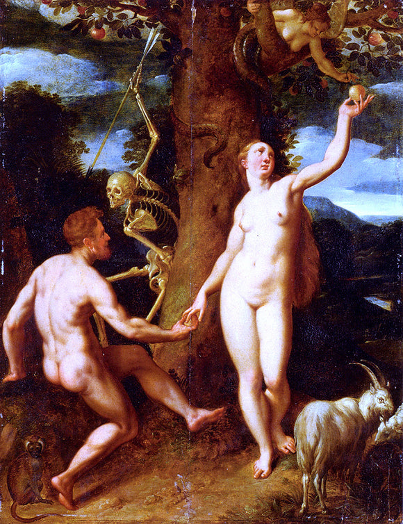  Cornelis Cornelisz The Fall of Man - Canvas Art Print