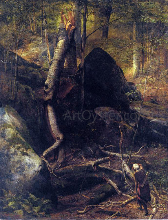  William Holbrook Beard The Fallen Landmark - Canvas Art Print