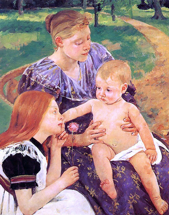 Mary Cassatt The Family - Canvas Art Print