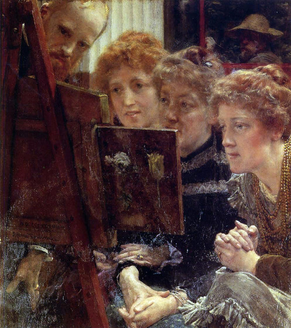  Sir Lawrence Alma-Tadema The Family Group - Canvas Art Print