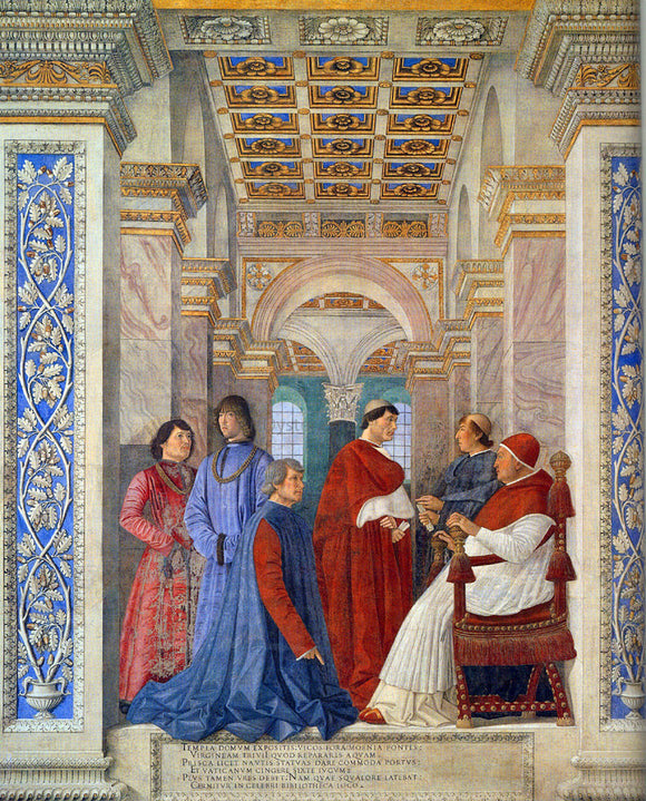  Andrea Mantegna The Family of Ludovico Gonzaga - Canvas Art Print