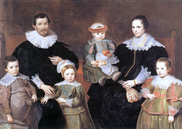  Cornelis De Vos The Family of the Artist - Canvas Art Print