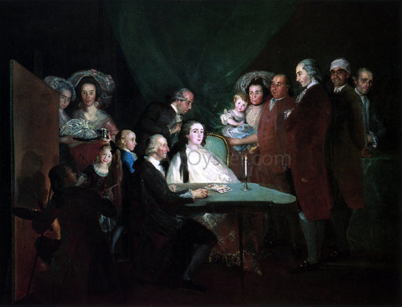  Francisco Jose de Goya Y Lucientes The Family of the Infante Don Luis - Canvas Art Print