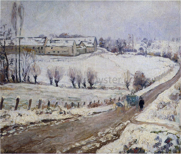  Henri Lebasque The Farm at Lagny in Winter - Canvas Art Print