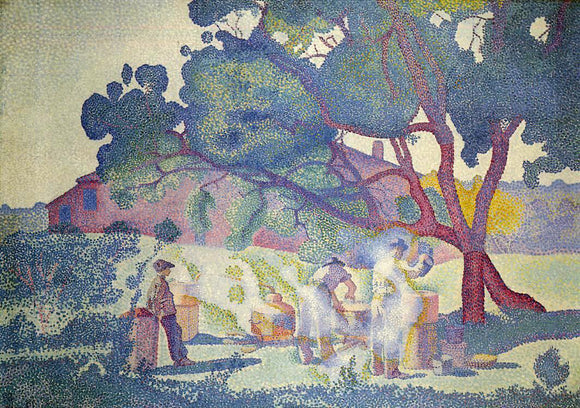  Henri Edmond Cross The Farm, Morning - Canvas Art Print
