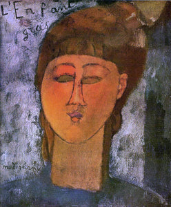  Amedeo Modigliani The Fat Child - Canvas Art Print