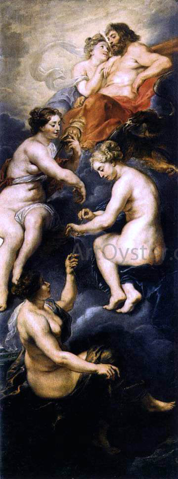  Peter Paul Rubens The Fate Spinning Marie's Destiny - Canvas Art Print