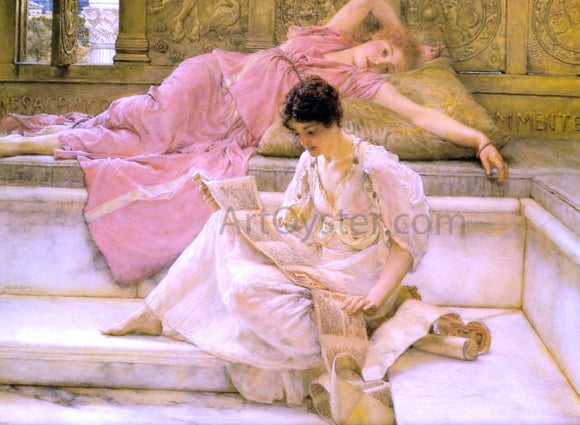  Sir Lawrence Alma-Tadema The Favourite Poet - Canvas Art Print