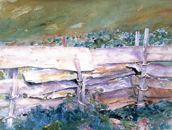  John Singer Sargent The Fence - Canvas Art Print
