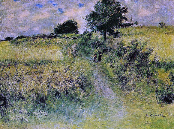 Pierre Auguste Renoir The Field - Canvas Art Print