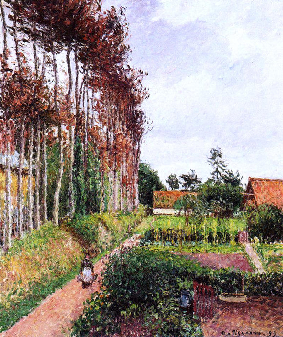  Camille Pissarro The Field by the Ango Inn, Varengeville - Canvas Art Print
